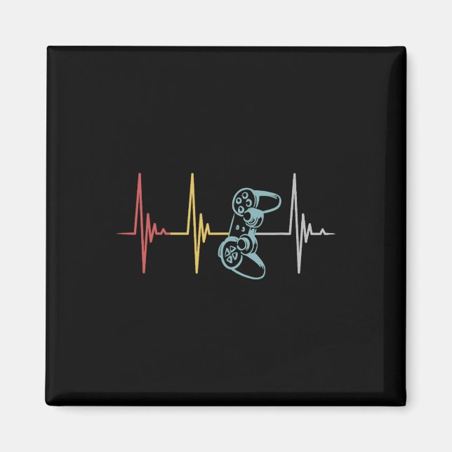 Imán Controlador De Latido De Gamer Para Nerd Multiplay (Frente)