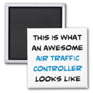 Imán controlador de tráfico aéreo, impresionante