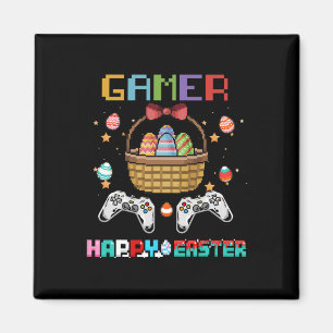 Imán Controlador De Videojuego Basket Gamer Con Huevo D