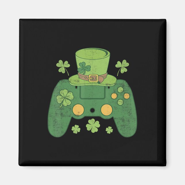 Imán Controlador de Videojuego Chicos Jugadores Irlande (Frente)