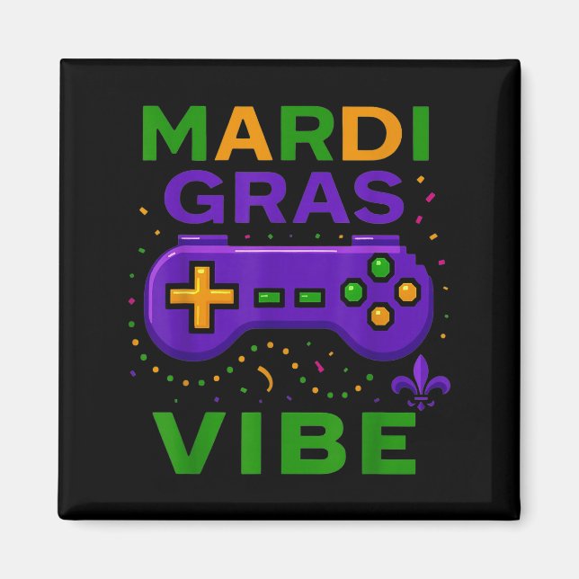 Imán Controlador de videojuego retro con ambiente de Ma (Frente)