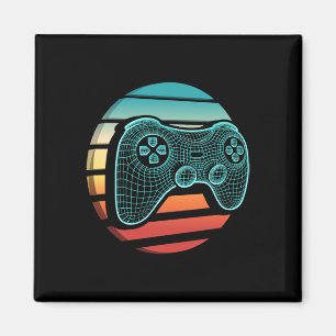 Imán Controlador de videojuego vintage retro Gamer Atar