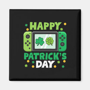 Imán Controlador del Día de San Patricio Videojuego Niñ