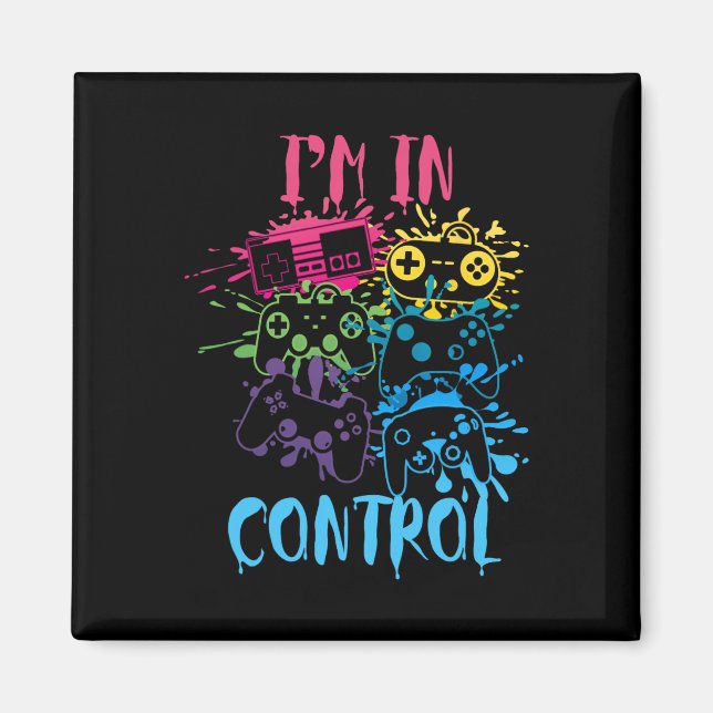 Imán Controlar todas las cosas Video Game Controller 3 (Frente)