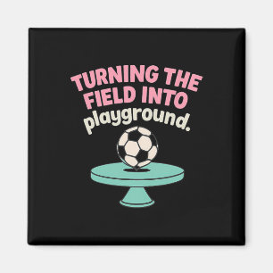 Imán Convirtiendo El Campo En Mi Diseño De Fútbol De Ju
