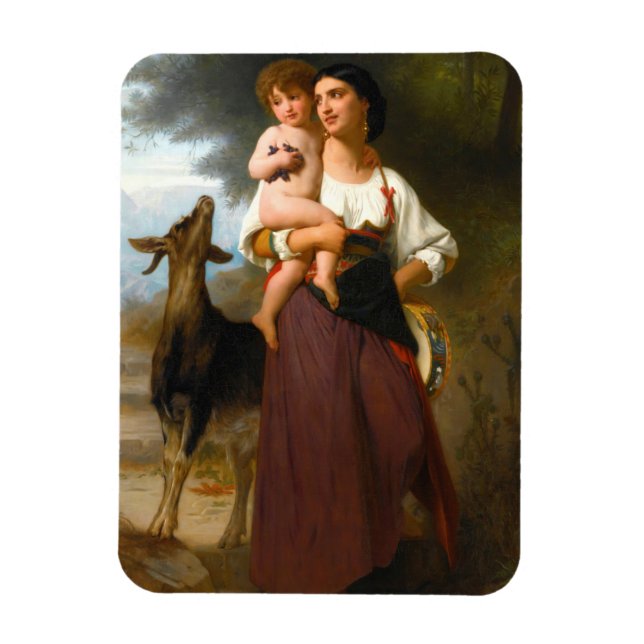 Imán Convocatoria de William Bouguereau (Vertical)