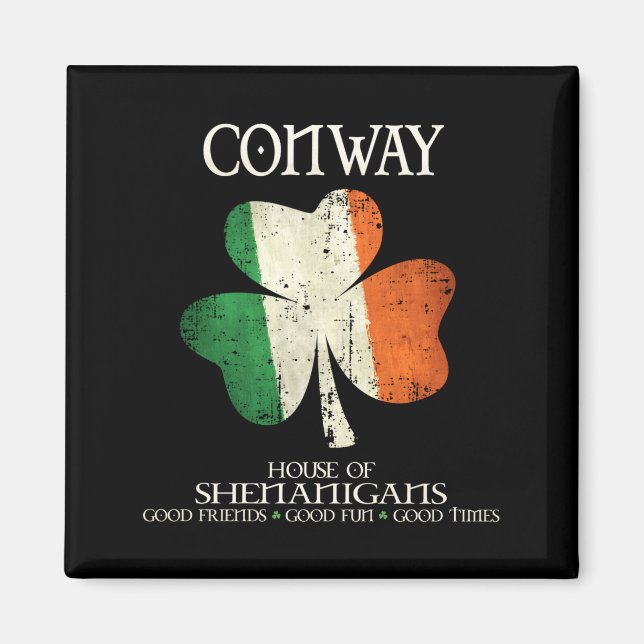 Imán Conway Last Name Family Ireland Irish House Of She (Frente)