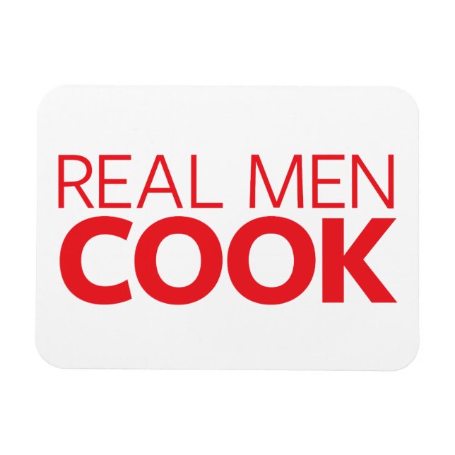 Imán Cook de hombres reales (Horizontal)