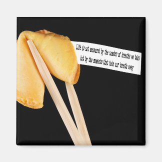 Imán cookie de la fortuna de la cita de la vida