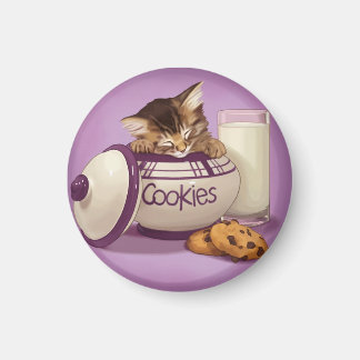 Imán Cookie jar kitten