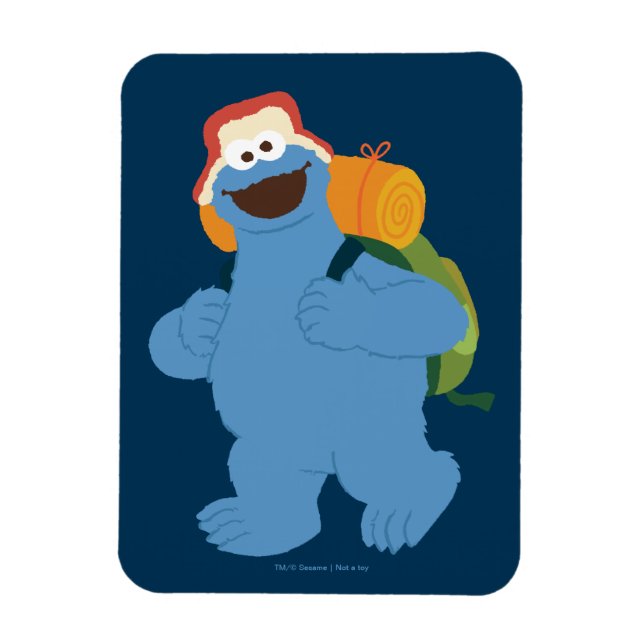 Imán Cookie Monster Senderismo (Vertical)