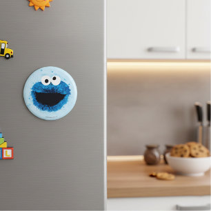 Imán Cookie Monster Tendencia acuarela