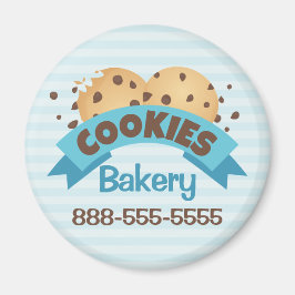 Imán Cookies Bakery Circle Magnet