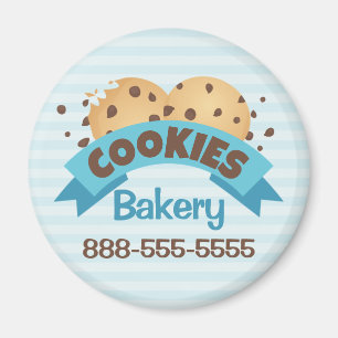 Imán Cookies Bakery Circle Magnet