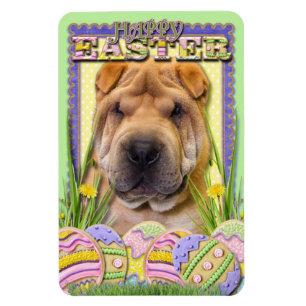 Imán Cookies de Huevo de Pascua - Shar Pei