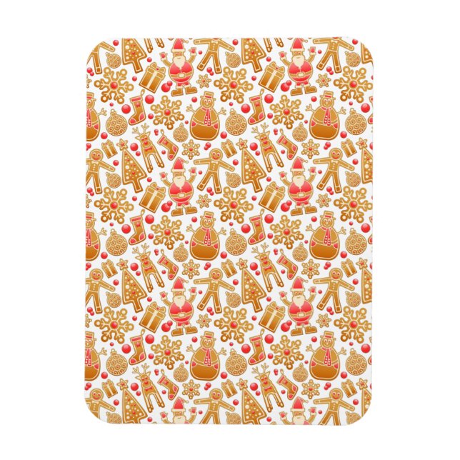 Imán Cookies de los Navidades de pan de jengibre de San (Vertical)