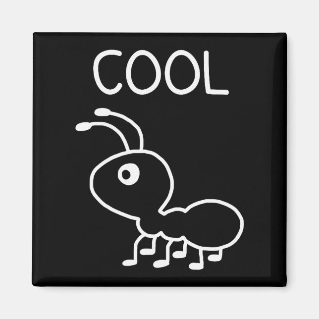 Imán Cool Ant, Puns, Funny, Jokes, Sarcastic  (Frente)