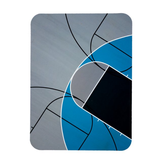 Imán Cool Basketball Artwork (Vertical)