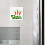 Imán Cool Carrot Squad<br><div class="desc">A fun and quirky design featuring cool carrots rocking black sunglasses. Perfect for carrot lovers, veggie fans, and anyone who enjoys playful humor. This cheerful design adds a fresh and funny vibe to gifts, accessories, and everyday items. Great for people who love vegetables, healthy lifestyle jokes, or simply cute and...</div>