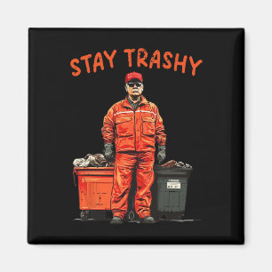 Imán Cool Donald Trump Garge Quédate Basura Divertido M
