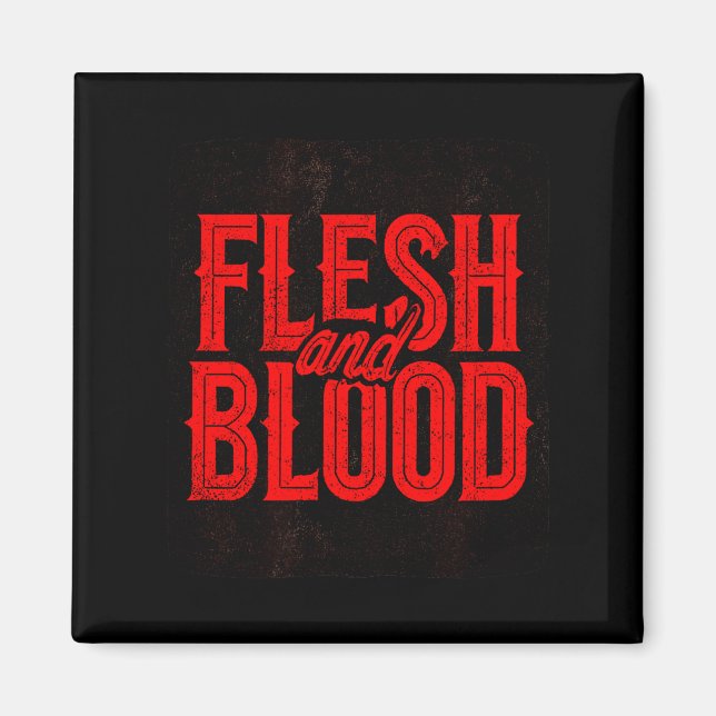 Imán Cool Flesh And Blood Statement Emblem For Man And  (Frente)