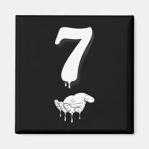 Imán Cool Six Seven 6 7 Meme Gen Alpha jerga Disfraz Ma