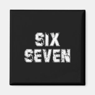 Imán Cool Six Seven Número Gen Alpha Jerga 6 7 Tendenci