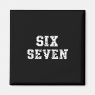 Imán Cool Six Seven Número Gen Alpha Slang 6 7 Tendenci