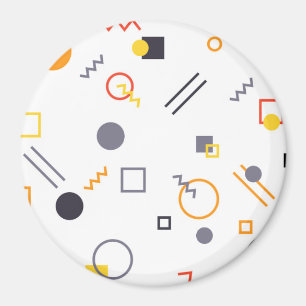 Imán Cool, unique, trendy, urban abstract illustration