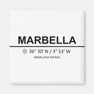 Imán Coordenadas de Marbella
