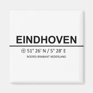 Imán Coordenadas Eindhoven - Coordenadas Eindhoven