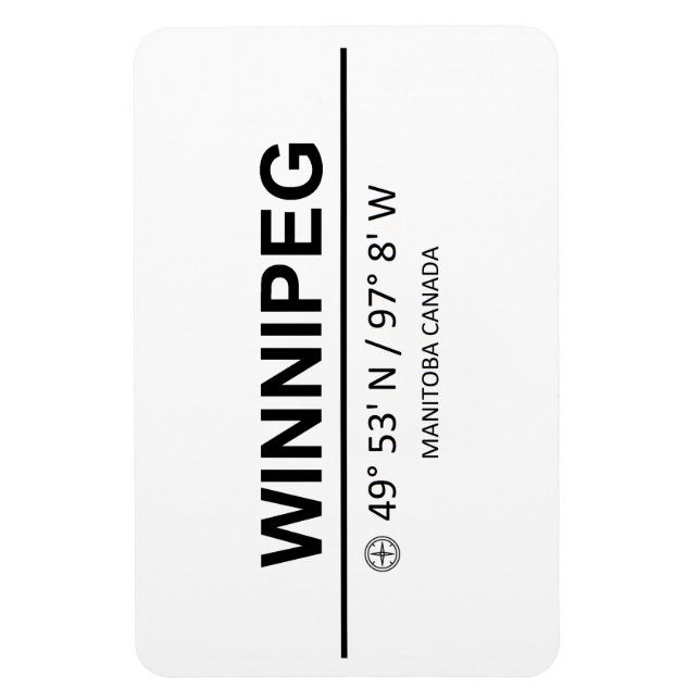 Imán Coordina Winnipeg (Vertical)