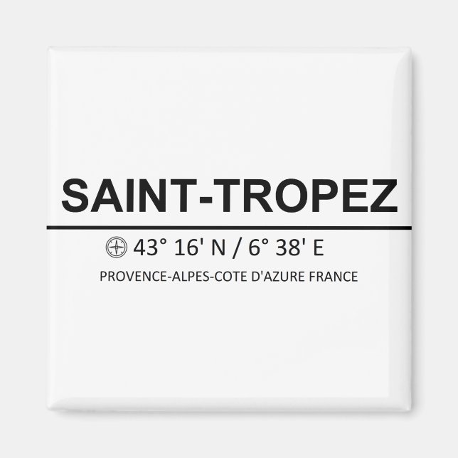 Imán Coordinación de Saint Tropez - Coordinación de Sai (Frente)