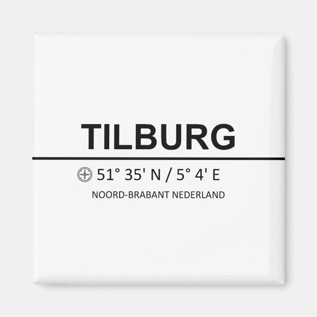Imán Coordinaciones de Tilburg - Coordinación de Tilbur (Frente)