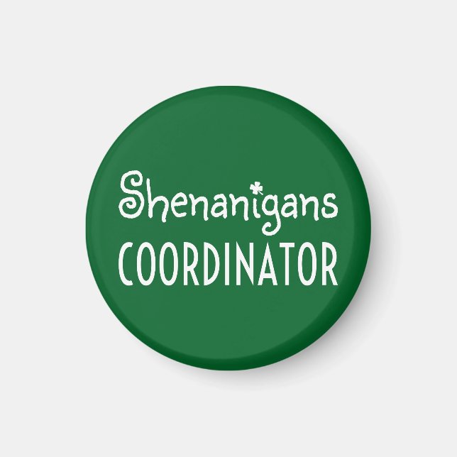 Imán Coordinador de Shenanigans Día de San Patricio (Frente)