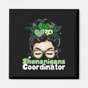 Imán Coordinadora de Shenanigans Día de los Patrocinado