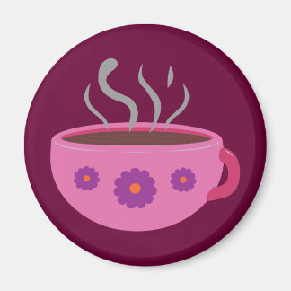 Imán Copa caliente de café