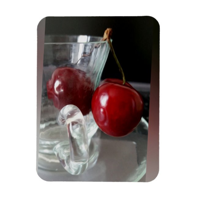 Imán Copa de cerezas (Vertical)