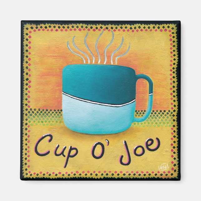 Imán Copa de Joe Coffee Lover Magnet (Frente)