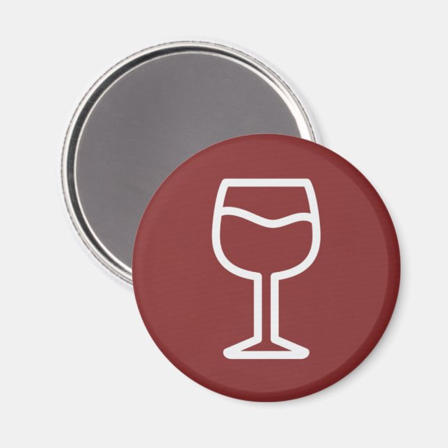 Imán Copa de Vino (Anverso/Reverso)