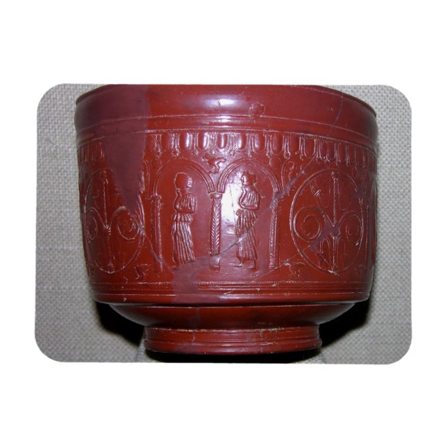 Imán Copa Dragondorff, de Graufesenque, c.150 a.C. (ter (Horizontal)