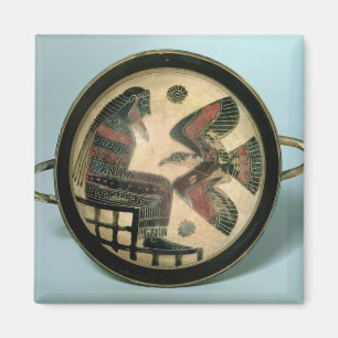 Imán Copa Laconiana que representa a Zeus y el águila
