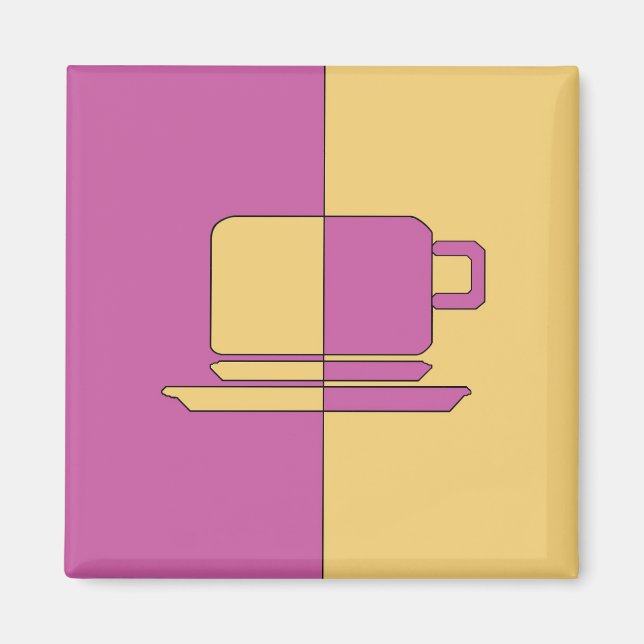 Imán Copa Lilac y Oro (Frente)