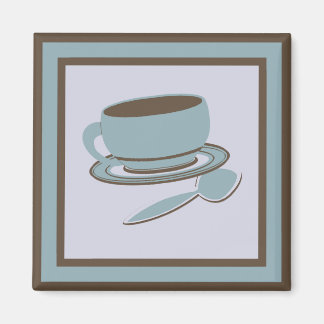 Imán Copa y cuchara de café