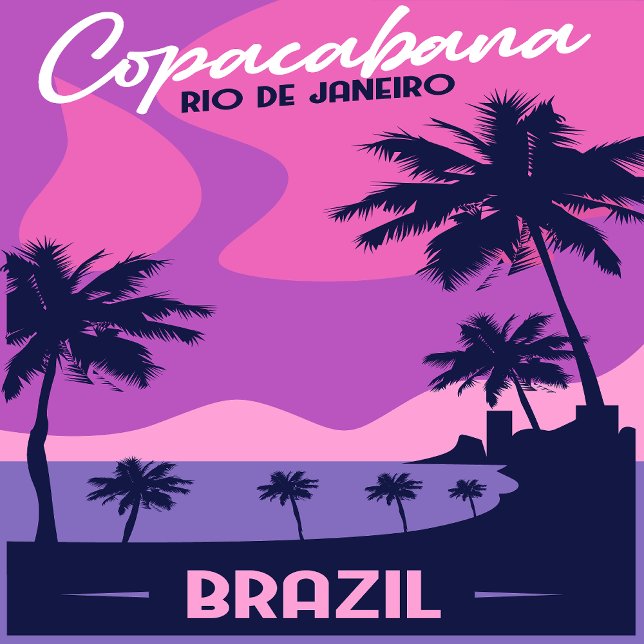 Imán Copacabana Rio de Janeiro Magnet Brasil (Subido por el creador)