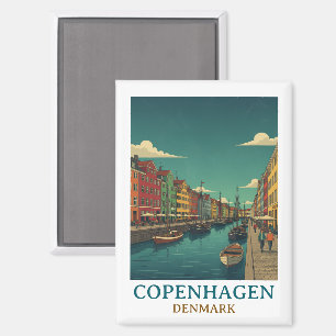 Imán Copenhague Antiguo Dinamarca Arquitectura Históric