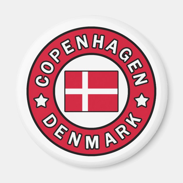 Imán Copenhague Dinamarca (Frente)