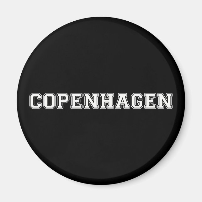 Imán Copenhague Dinamarca (Frente)