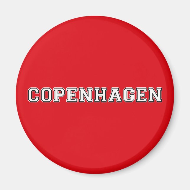 Imán Copenhague Dinamarca (Frente)