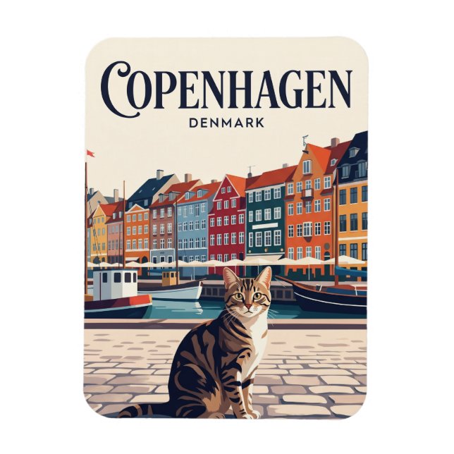 Imán Copenhague Dinamarca (Vertical)